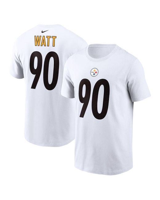 Nike T.j. Watt Pittsburgh Steelers Player Name and Number T-shirt