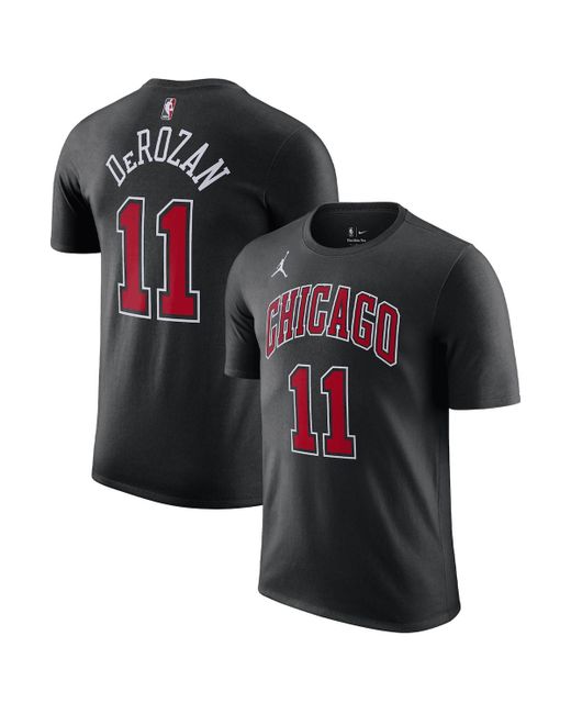 Jordan DeMar DeRozan Chicago Bulls 2022/23 Statement Edition Name and Number T-shirt