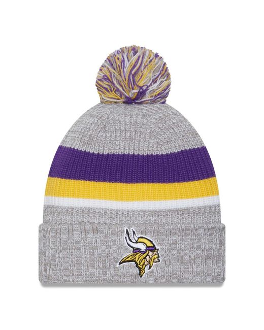 New Era Minnesota Vikings Cuffed Knit Hat with Pom