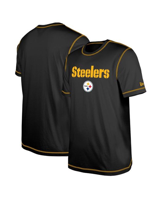 New Era Pittsburgh Steelers Third Down Puff Print T-shirt