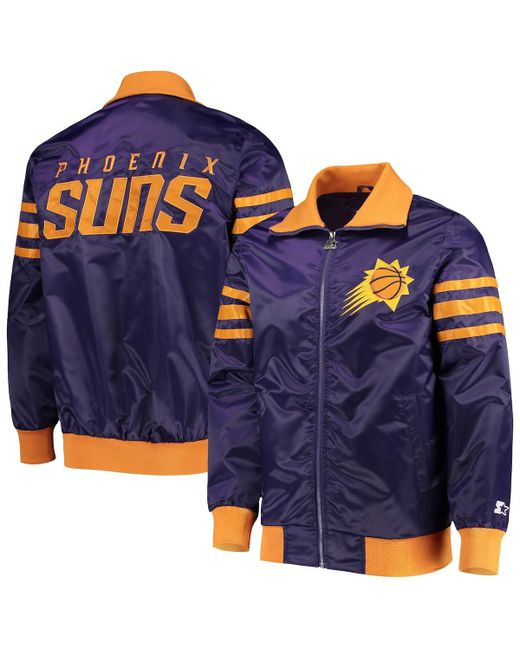 Starter Phoenix Suns The Captain Ii Full-Zip Varsity Jacket