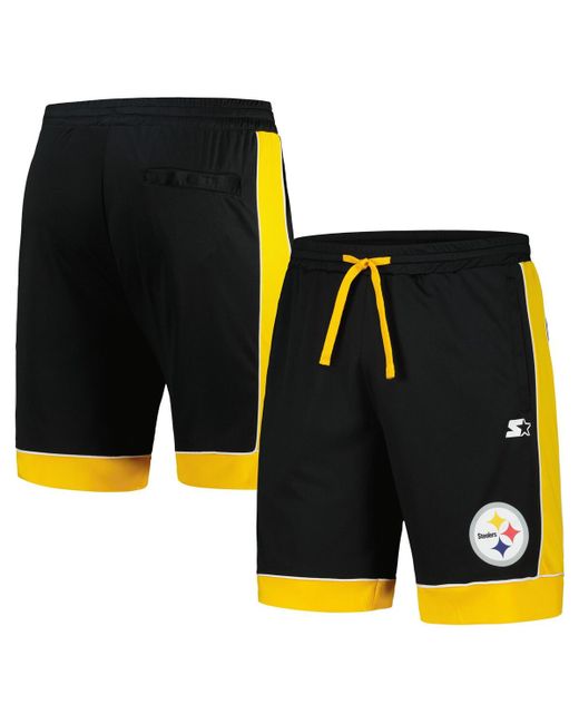 Starter Gold Pittsburgh Steelers Fan Favorite Fashion Shorts