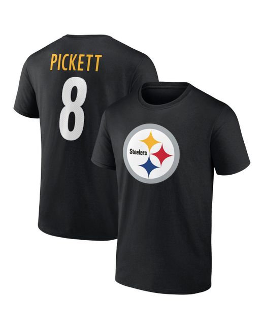 Fanatics Kenny Pickett Pittsburgh Steelers Player Icon Name and Number T-shirt