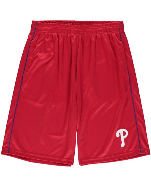 Majestic Philadelphia Phillies Big Tall Mesh Shorts