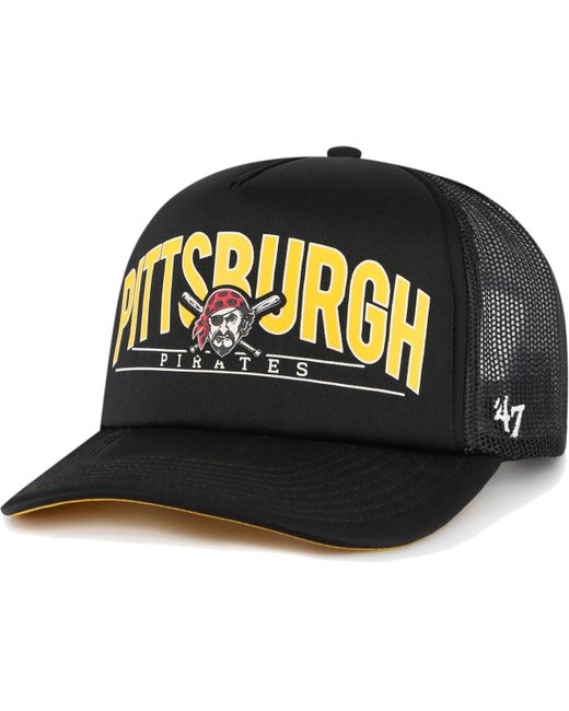 '47 Brand 47 Brand Pittsburgh Pirates Backhaul Foam Trucker Snapback Hat