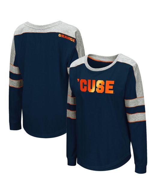 Colosseum Syracuse Orange Trey Dolman Long Sleeve T-shirt