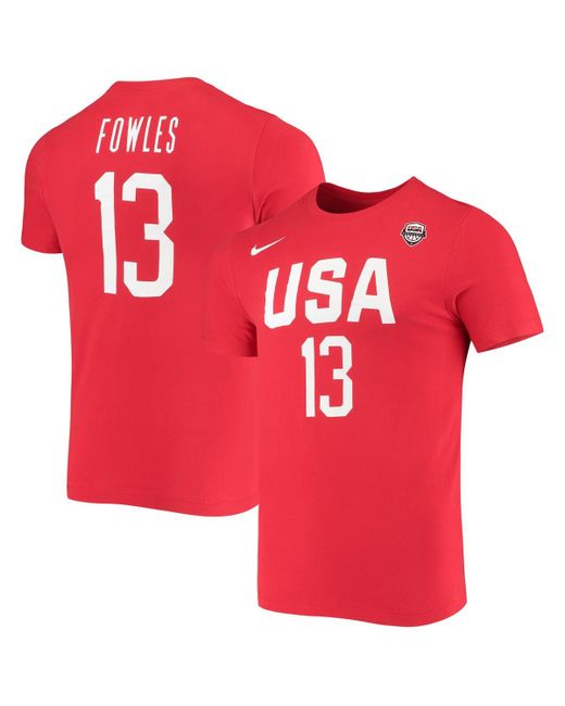 Nike Sylvia Fowles Usa Basketball Name and Number Performance T-shirt