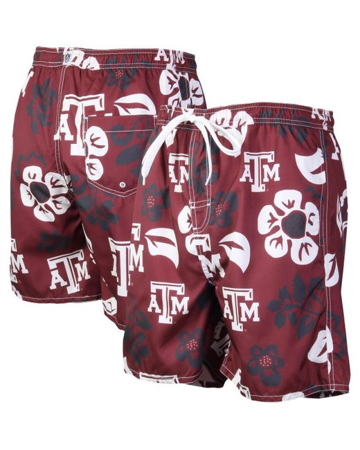 Wes & Willy Texas AM Aggies Volley Logo Swim Trunks