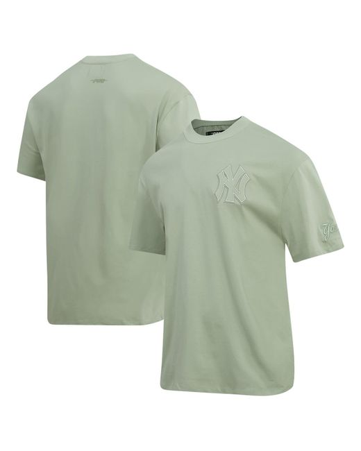 Pro Standard New York Yankees Neutral Cj Dropped Shoulders T-shirt