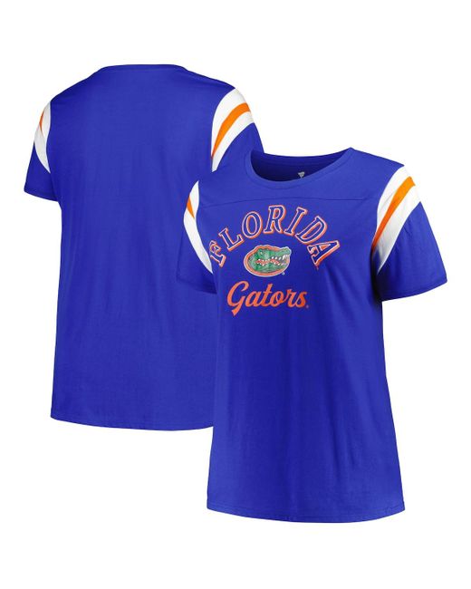 Profile Florida Gators Plus Striped Tailgate Scoop Neck T-shirt