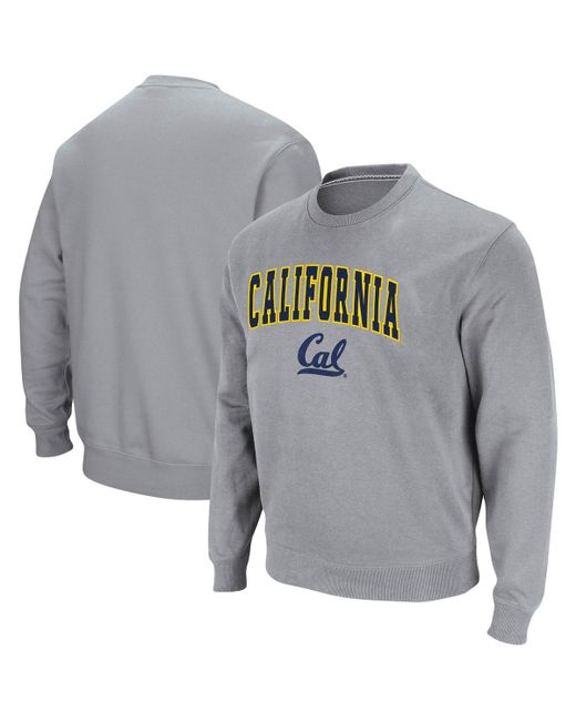 Colosseum Cal Bears Arch Logo Tackle Twill Pullover Sweatshirt