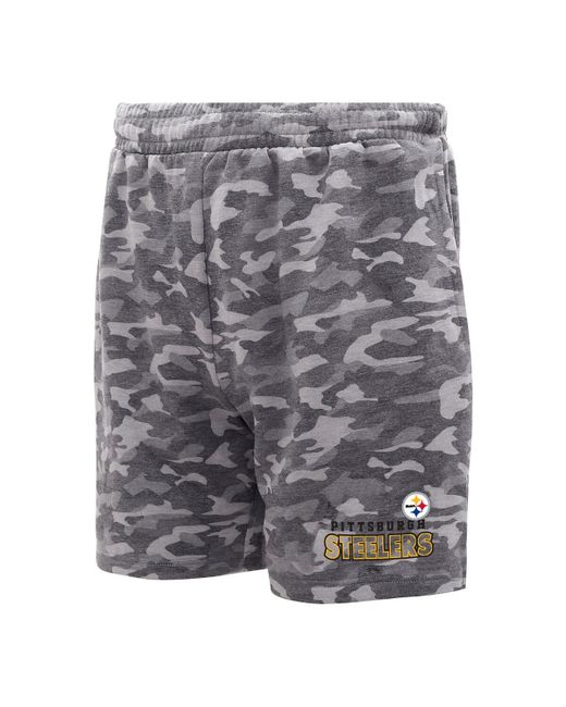 Concepts Sport Pittsburgh Steelers Biscayne Camo Shorts