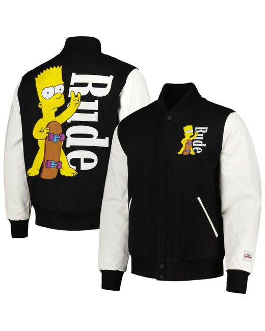 Freeze Max The Simpsons Rude Full-Zip Varsity Jacket