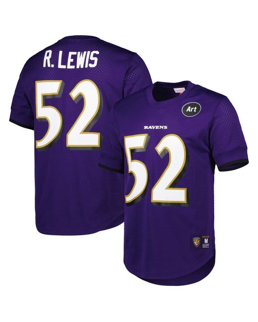 Mitchell & Ness Ray Lewis Baltimore Ravens Retired Player Name and Number Mesh Top