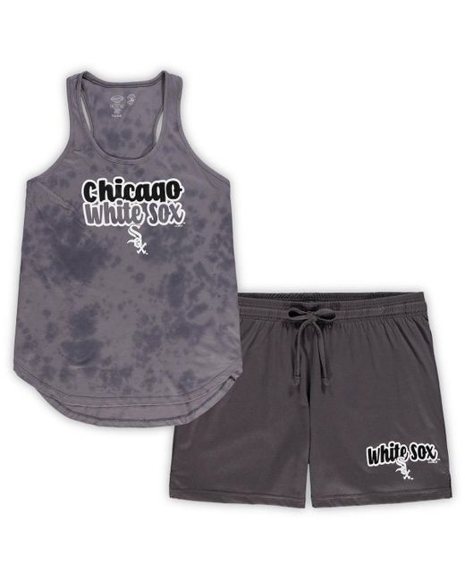 Concepts Sport Chicago White Sox Plus Cloud Tank Top and Shorts Sleep Set
