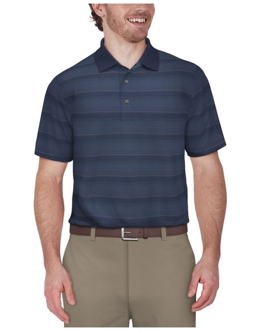 PGA Tour Short-Sleeve Birdseye Jacquard Performance Polo Shirt