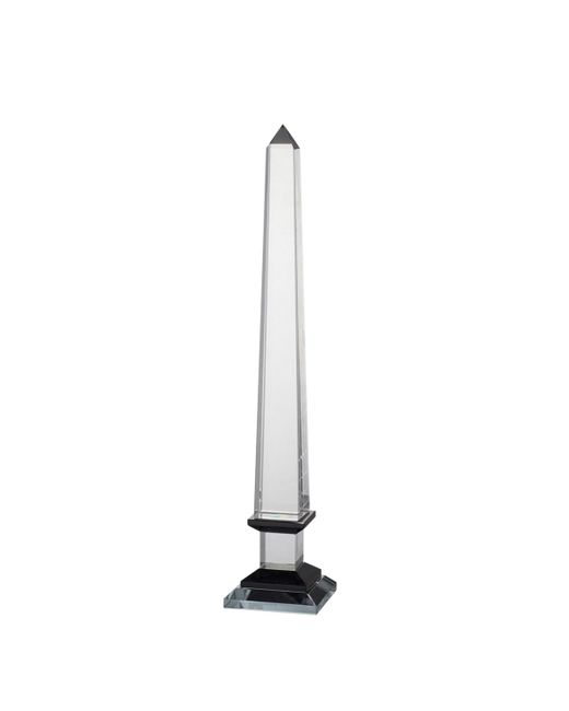 Ab Home Glass Obelisk with Base