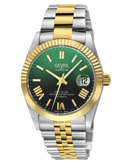 Gevril West Village Fusion Elite Two-Tone Stainless Steel Watch
