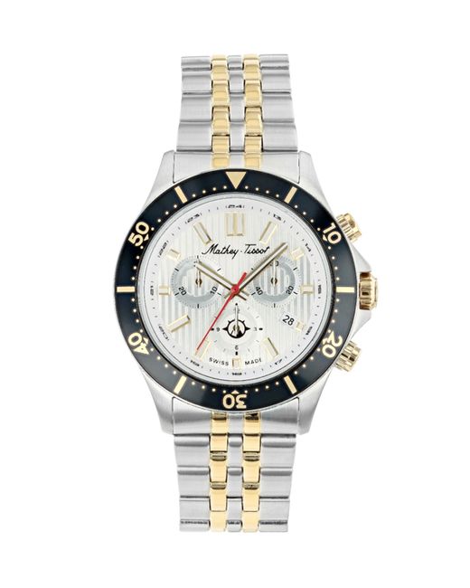 Mathey-Tissot Expedition Chronograph Collection Bracelet Watch 43mm