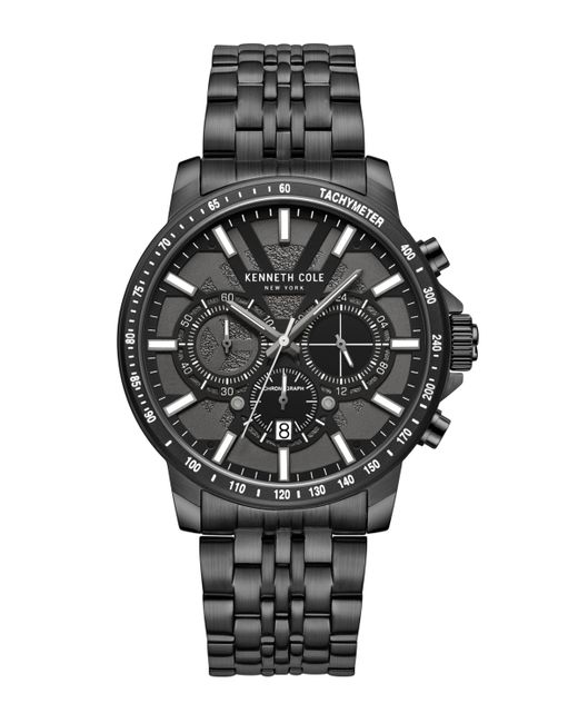 Kenneth Cole New York Chronograph Stainless Steel Bracelet Watch 44mm