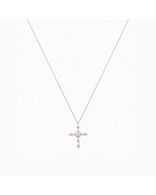 Bearfruit Jewelry Opal Cross Necklace