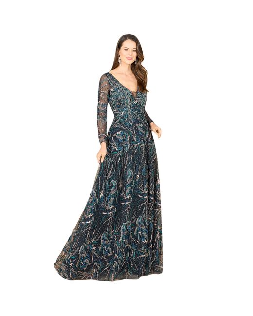 Lara Lace Gown With Long Sleeves