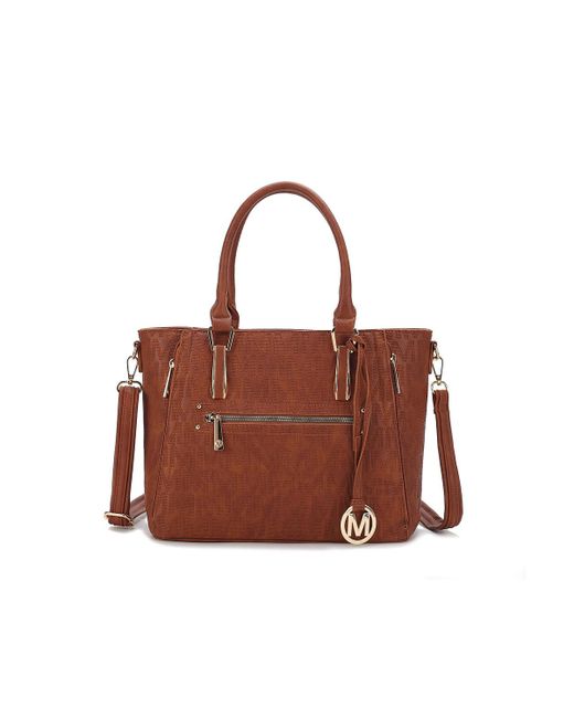 MKF Collection Cairo M Signature Satchel Bag by Mia K.