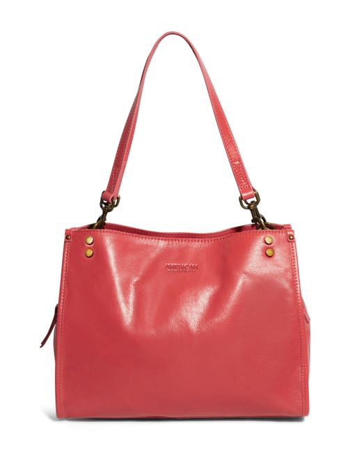 American Leather Co. Lenox Triple Entry Satchel Handbag