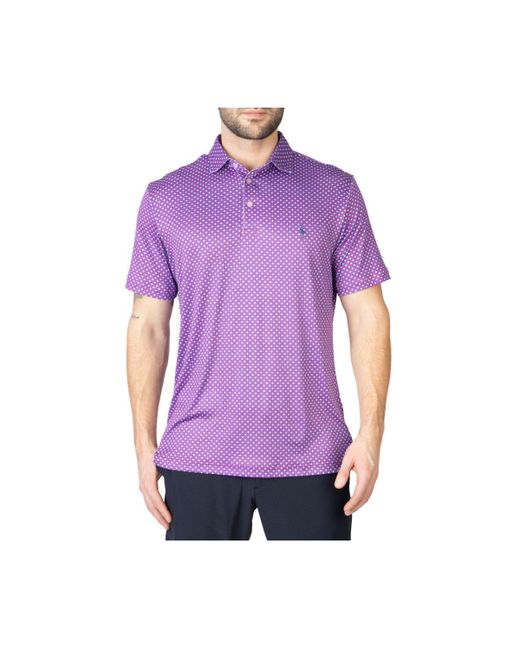 TailorByrd Geo Performance Polo Shirt