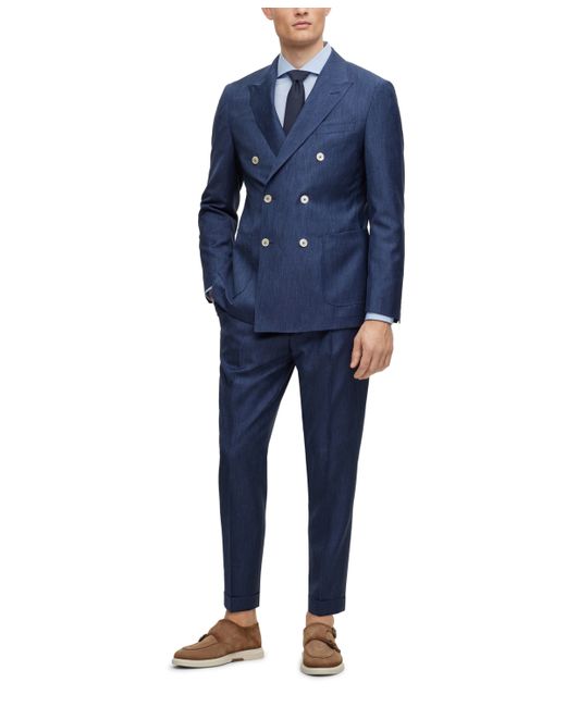 Hugo Boss Boss by Slim-Fit Double-Breasted Suit