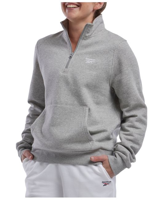 Reebok Quarter-Zip Fleece Sweatshirt