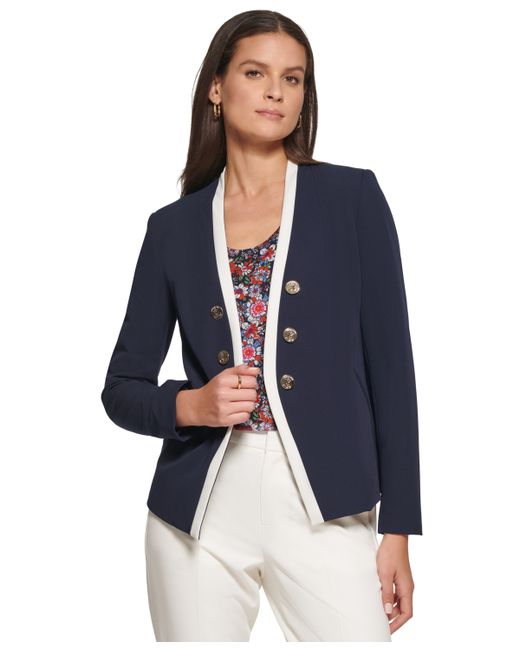 Tommy Hilfiger Faux Double-Breasted Blazer