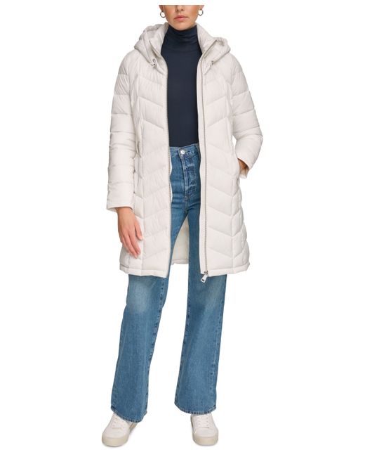 Calvin Klein Hooded Packable Puffer Coat