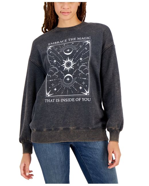 Rebellious One Juniors Celestial Fleece Sweatshirt