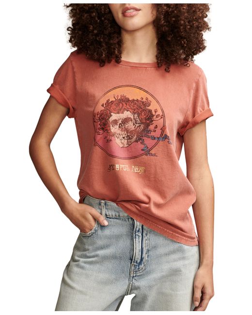 Lucky Brand Grateful Dead Cotton Skull Graphic T-Shirt