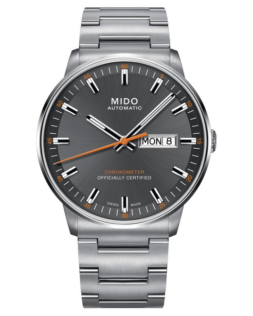 Mido Swiss Automatic Commander Ii Cosc Bracelet Watch 40mm