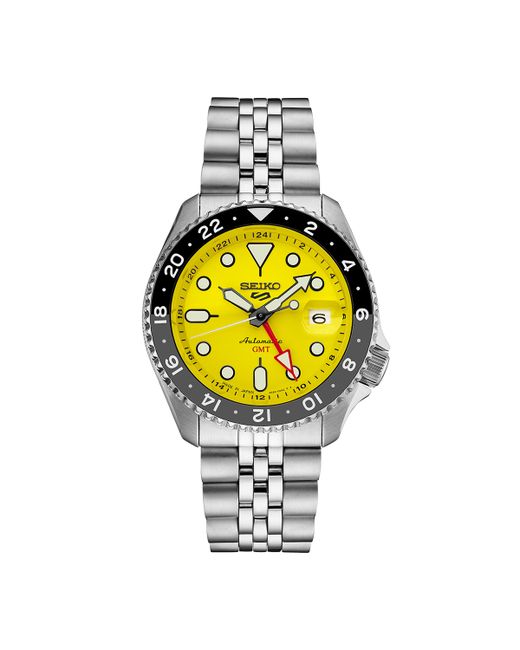 Seiko Automatic 5 Sports Stainless Steel Bracelet Watch 43mm