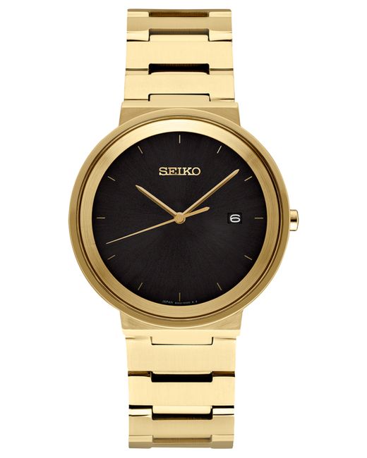 Seiko Essentials Tone Stainless Steel Bracelet Watch 41mm