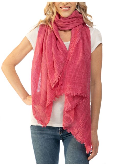 Vince Camuto Washed Fabric Solid Wrap Scarf