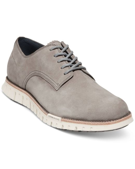 Cole Haan ZERÃGRAND Remastered Lace-Up Oxford Dress Shoes silver Birch