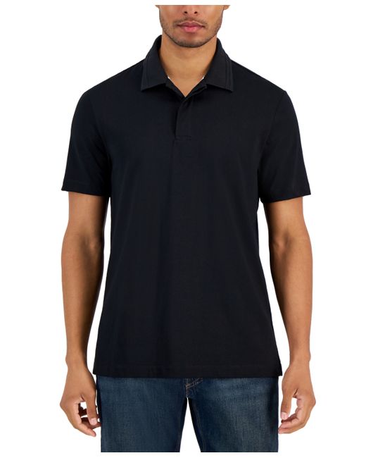 Alfani Regular-Fit Mercerized Polo Shirt Created for