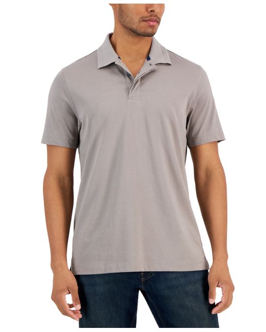 Alfani Regular-Fit Mercerized Polo Shirt Created for