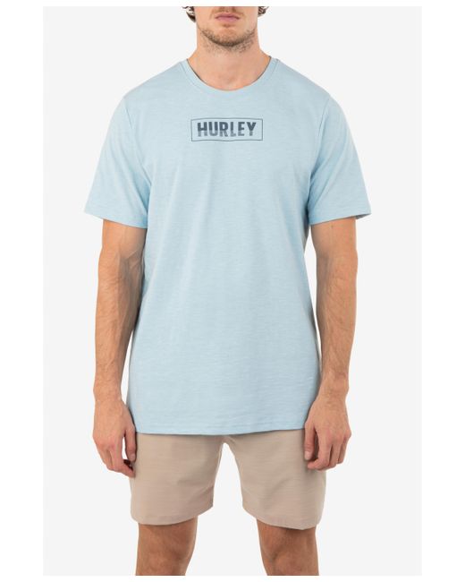 Hurley Evd H2O-dri Box Lines Slub Short Sleeves T-shirt