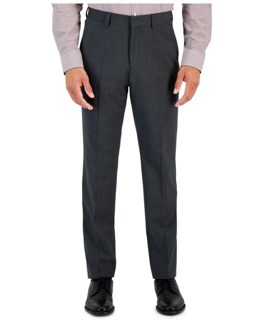 Hugo Boss by Boss Modern-Fit Solid Wool-Blend Suit Trousers