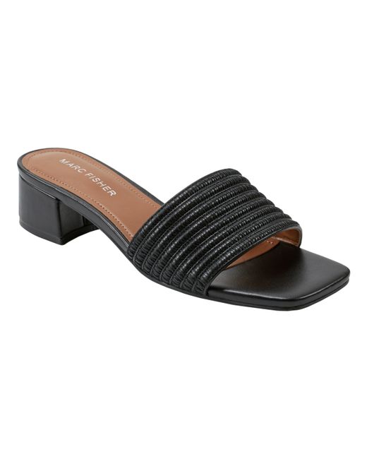 Marc Fisher LTD Casala Square Toe Slip-On Dress Sandals