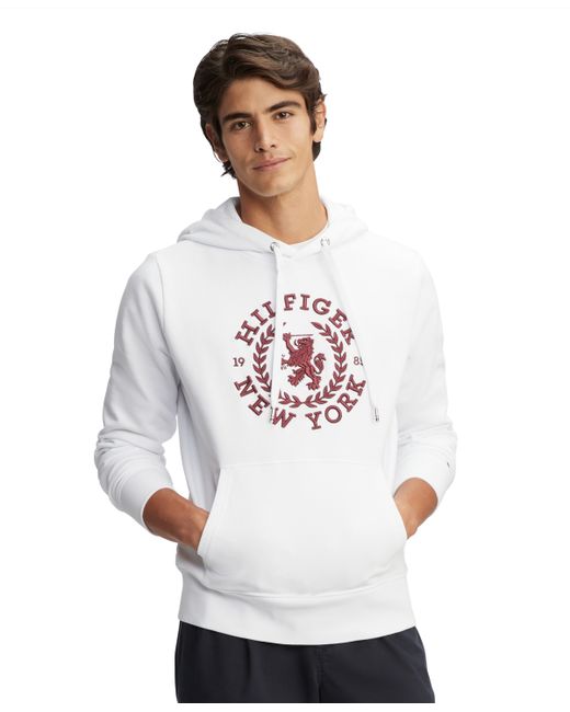 Tommy Hilfiger Regular-Fit Heritage Logo Embroidered French Terry Hoodie
