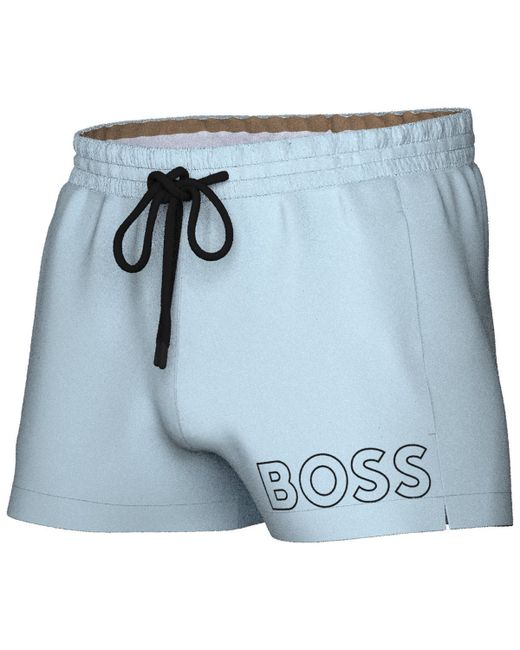 Hugo Boss Boss by Mooneye Outlined Logo Drawstring 3 Swim Trunks Pastel