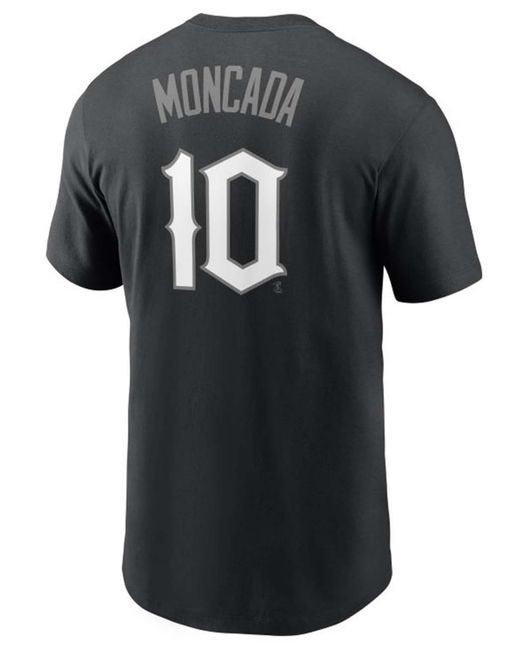 Nike Chicago White Sox Name and Number Player T-Shirt Yoan Moncada