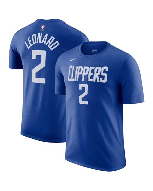Nike Kawhi Leonard La Clippers Icon 2022/23 Name and Number Performance T-shirt
