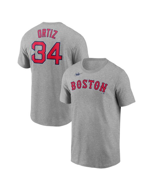 Nike David Ortiz Boston Red Sox Name and Number T-shirt